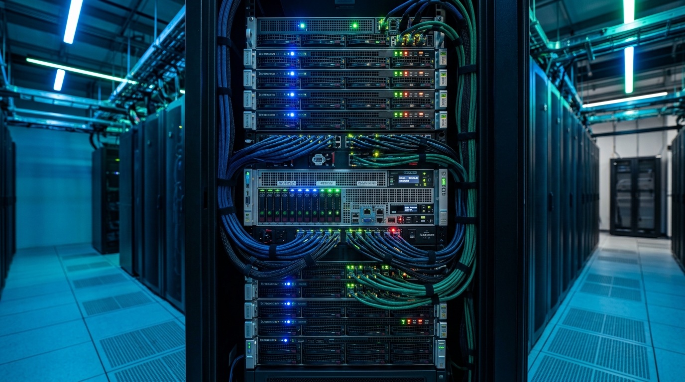 Racks de servidores y render farms