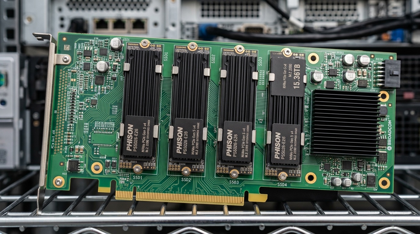 Arreglo de almacenamiento NVMe Gen 5