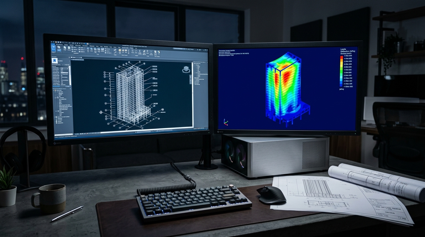 Simulación computacional en workstation Overklok