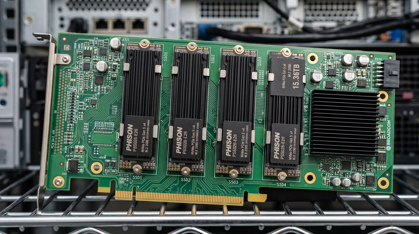 Almacenamiento NVMe Gen 5 de alta velocidad Overklok